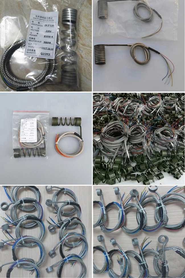 Factory OEM Hot Runner Spring Coil Heater with J Type Thermocouple