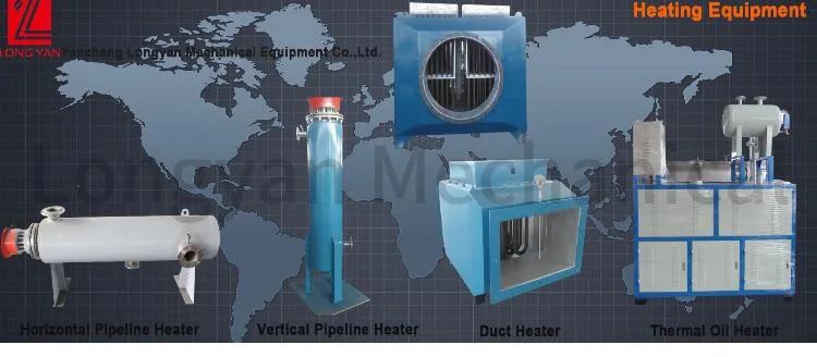 Industrial Furnace Process Electric Refinery Pipeline Circulation Water Thermic Fluid Air Heater for Thermal Power Plant
