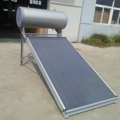 100L-400L солнечный водонагреватель с плоской панелью из оцинкованной стали без давления